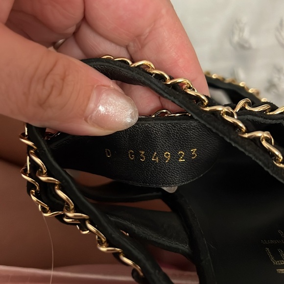 Chanel chain sandals - Picture 5 of 8